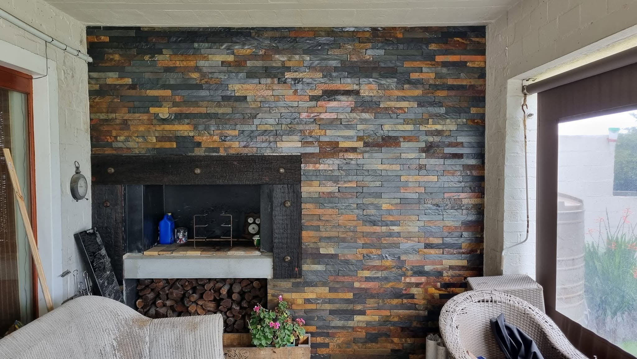 Cladding an Indoor Braai Zevendal