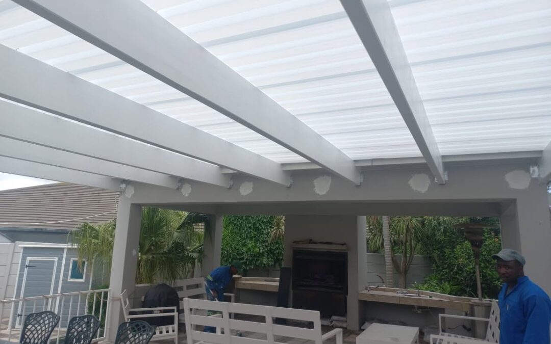 New polycarbonate roof in Durbanville